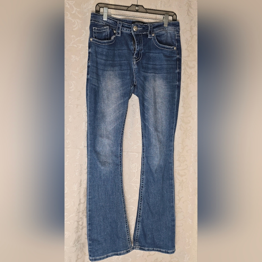 Women's Straight Leg Blue Jeans